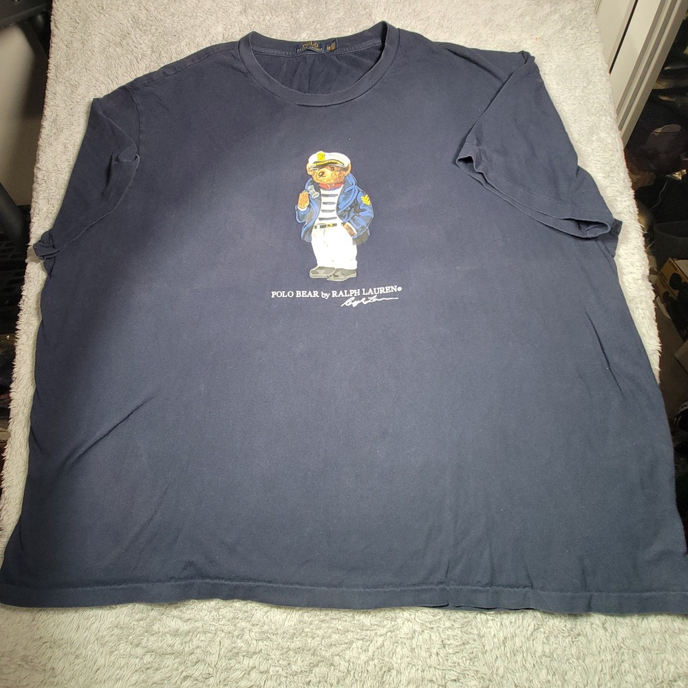 POLO Ralph Lauren Bear Short Sleeve T-shirt Men Size 5XB